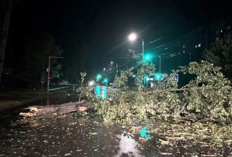 Furtuna a provocat pagube în municipiul Ungheni