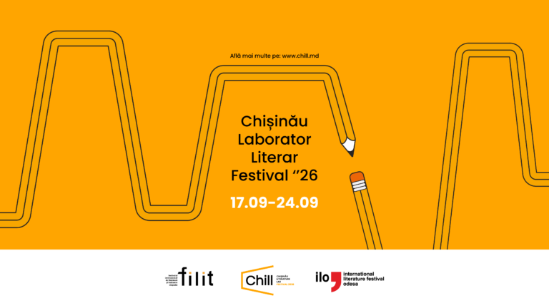 Festivalul CHILL – Chișinău Laborator Literar, cel mai mare festivalde literatură din Republica Moldova revine la Chișinău