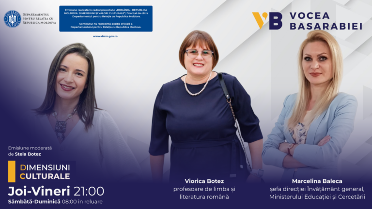 Dimensiuni Culturale cu Stela Botez din 13.08.2026