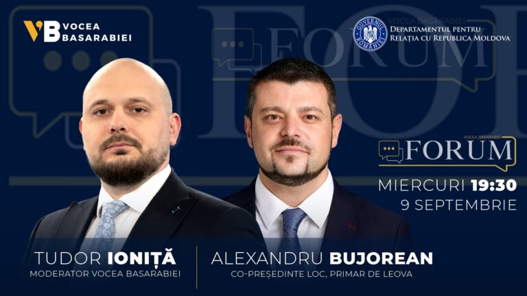 📺📻 FORUM cu TUDOR IONIȚĂ, 🗓 miercuri, 9 septembrie ⏰ 19:30