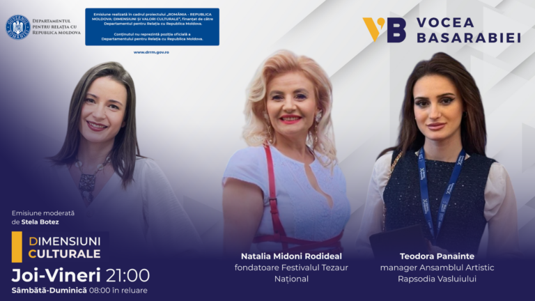 Dimensiuni Culturale cu Stela Botez din 21.08.26