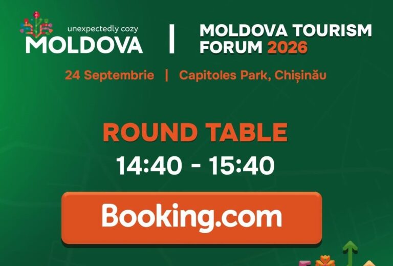 Booking.com vine la Chișinău pentru un dialog direct cu industria turistică din Moldova