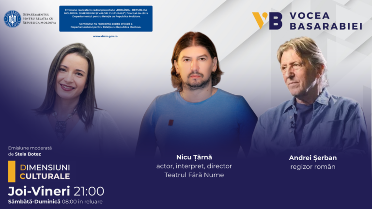 Dimensiuni Culturale cu Stela Botez din 08.10.26 despre teatru cu actorul Nicu Țărnă și regizorul Andrei Șerban